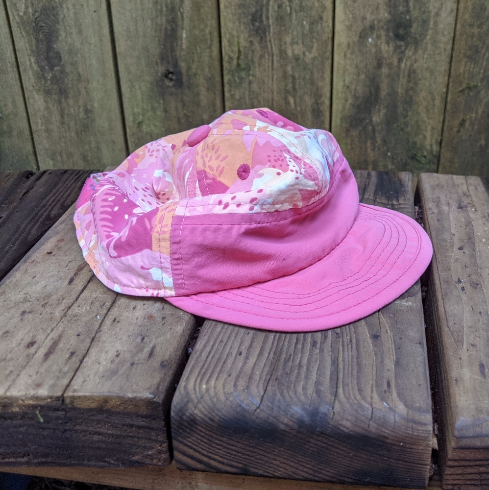 Patagonia pink toddler hat